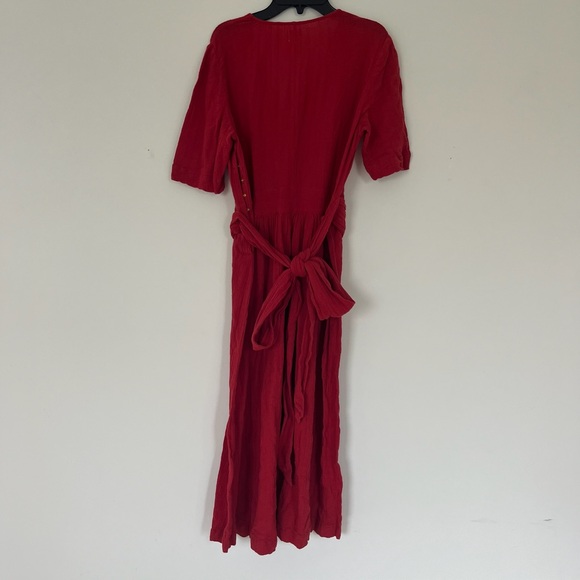 Des‎ Petites Hauts Yolanda V-Neck Midi Dress - Picture 6 of 8
